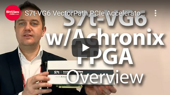 Introduction to the VectorPath S7t-VG6 accelerator card