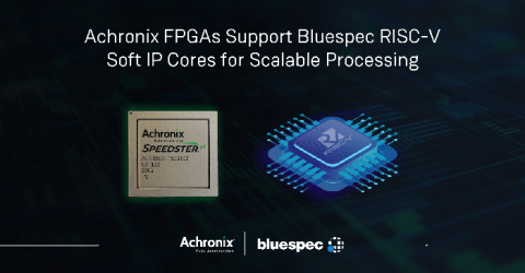 Bluespec Linux-capable RISC-V Soft Processors for Achronix FPGAs